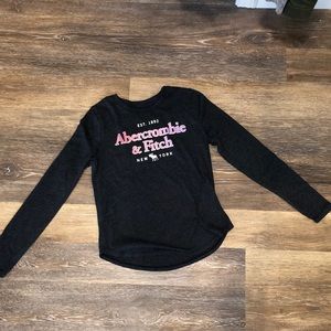 Girls Abercrombie and Fitch long sleeve shirt